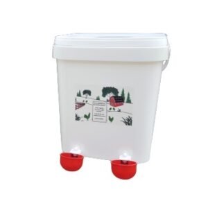 Adăpătoare pentru păsări 18 L cu 2 cupe gravitaționale